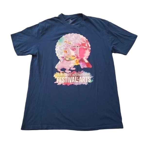 Disney Figment 2019 Epcot International Festival of the Arts Tee Large - Picture 1 of 3